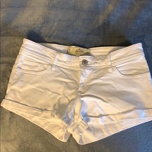 White Hollister Shorts